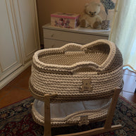 Baby Mosè Basket - Handmade Crochet Cradles