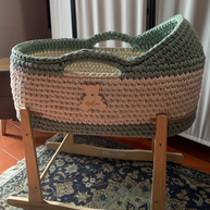 Baby Mosè Basket - Handmade Crochet Cradles