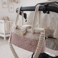 Borsone da passeggino artigianale