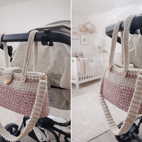 Borsone da passeggino artigianale