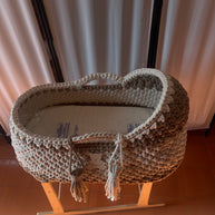 Baby Mosè Basket - Handmade Crochet Cradles