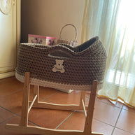 Baby Mosè Basket - Handmade Crochet Cradles