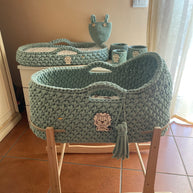 Baby Mosè Basket - Handmade Crochet Cradles