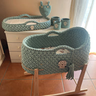 Baby Mosè Basket - Handmade Crochet Cradles