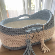 Baby Mosè Basket - Handmade Crochet Cradles