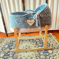 Baby Mosè Basket - Handmade Crochet Cradles
