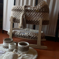 Baby Mosè Basket - Handmade Crochet Cradles