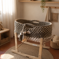 Baby Mosè Basket - Handmade Crochet Cradles