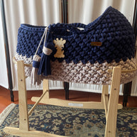 Baby Mosè Basket - Handmade Crochet Cradles