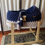 Baby Mosè Basket - Handmade Crochet Cradles