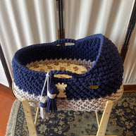 Baby Mosè Basket - Handmade Crochet Cradles