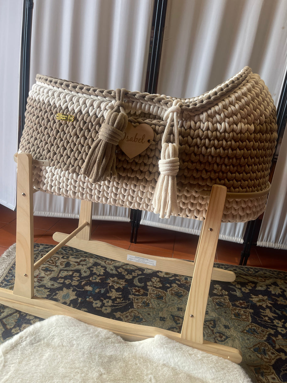 Baby Mosè Basket - Handmade Crochet Cradles
