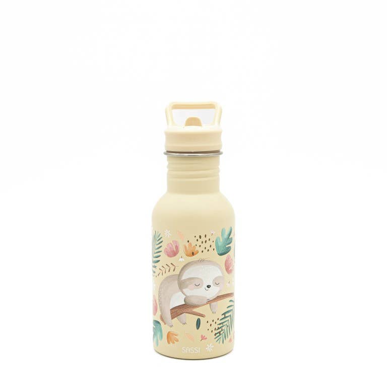 Borraccia in acciaio inox da 500ml - Gnawy il bradipo