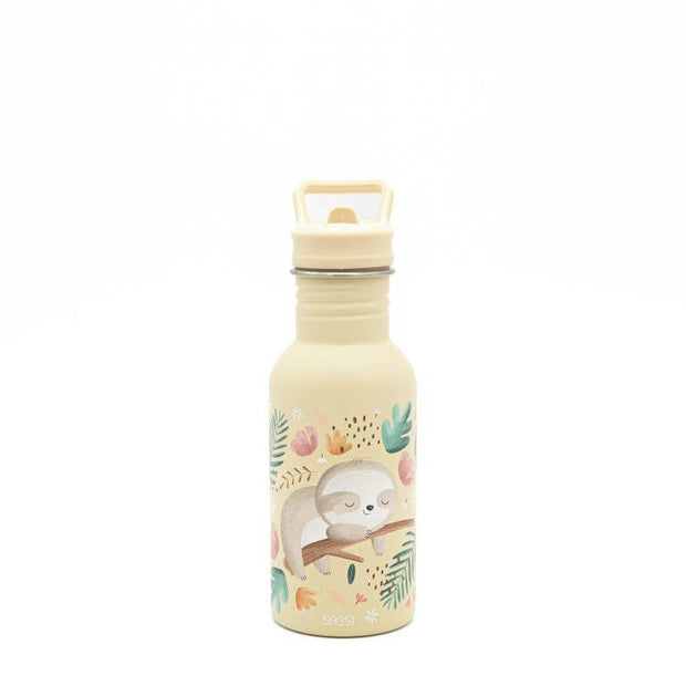 Borraccia in acciaio inox da 500ml - Gnawy il bradipo