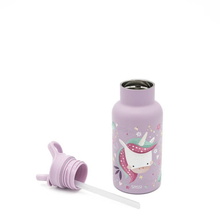 Borraccia Termica In Acciaio Inox Da 350 ml-Unicorno Sparkly
