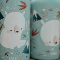 Borraccia in acciaio inox da 500ml - Munchy l'orso