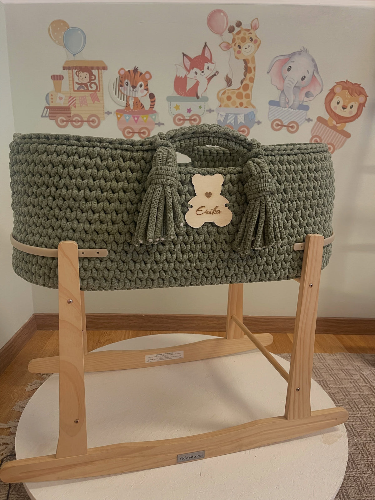 Baby Mosè Basket - Handmade Crochet Cradles